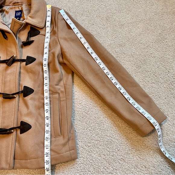 GAP Wool Blend Toggle/Zip Pea Coat—SZ. Medium - Picture 9 of 17